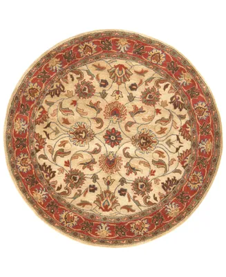 Livabliss Caesar Cae-1001 Camel 4' Round Area Rug