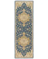 Livabliss Caesar Cae-1145 Navy 2'6" x 8' Runner Area Rug