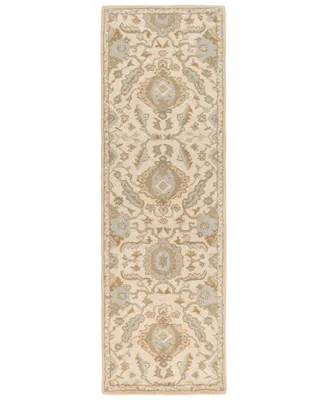 Livabliss Caesar Cae-1166 Beige 3' x 12' Runner Area Rug