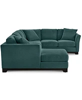 Elliot Ii 138" Fabric 3-Piece Chaise Sleeper Sectional, Created for Macy's