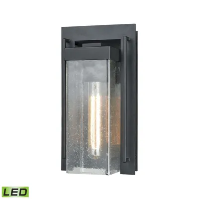 Overton 1 Outdoor Sconce Matte Black