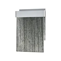 Meadowland Wall Sconce Satin Aluminum/Polished Chrome