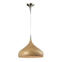 Lindsey Collection 1 light pendant in Satin Nickel