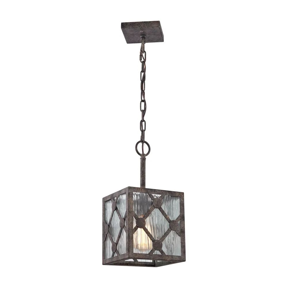 Radley 1 Light Pendant in Malted Rust