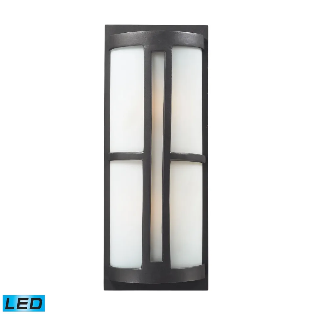 Trevot 2-Light Outdoor Sconce in Graphite