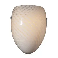 Arco Baleno White Swirl Wall Sconce