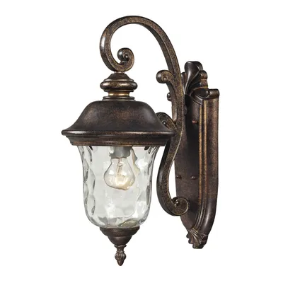 light outdoor wall mount in Regal Bronze