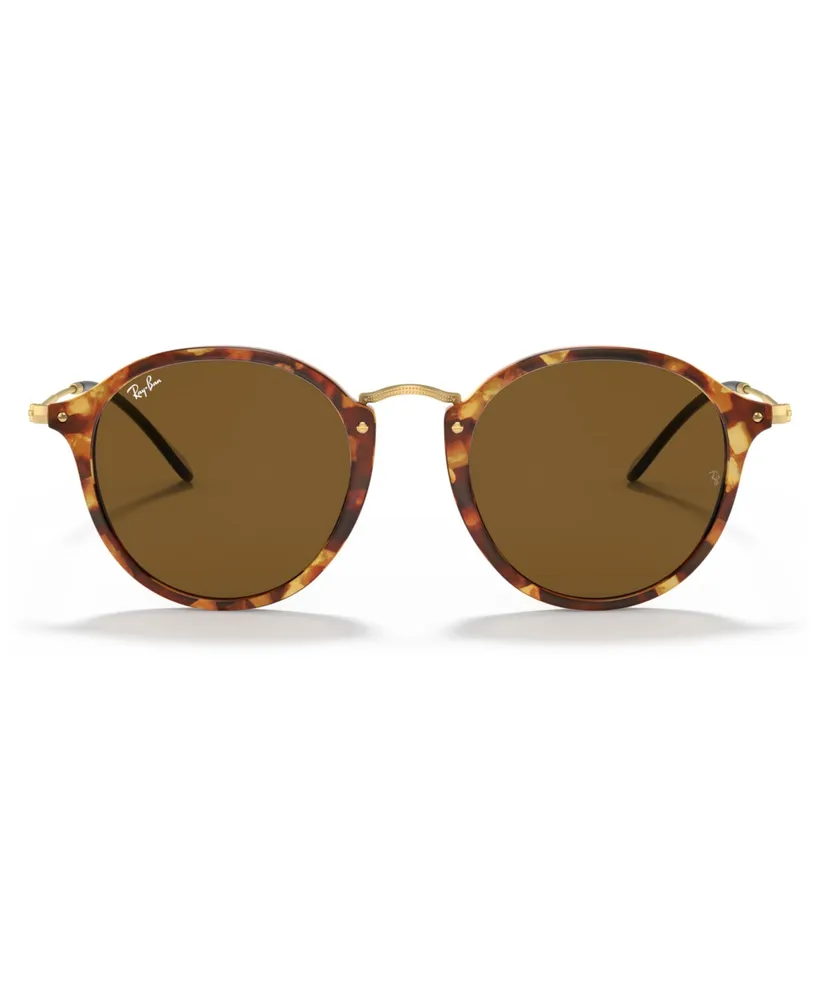 Ray-Ban Sunglasses, RB2447 Round Fleck