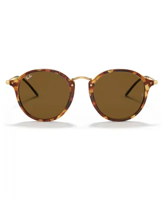 Ray-Ban Sunglasses, RB2447 Round Fleck