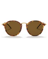 Ray-Ban Sunglasses, RB2447 Round Fleck