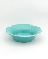 Euro Ceramica Chloe Turquoise Pasta Bowl