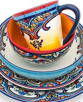 Euro Ceramica Zanzibar 20 Pc. Dinnerware Set, Service for 4