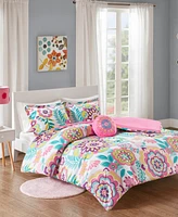 Intelligent Design Camille Floral 4-Pc. Comforter Set, Full/Queen