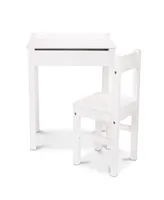 Melissa & Doug Wooden Child's Lift-Top Desk & Chair