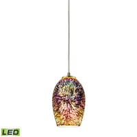 Illusions Light Pendant in Satin Nickel