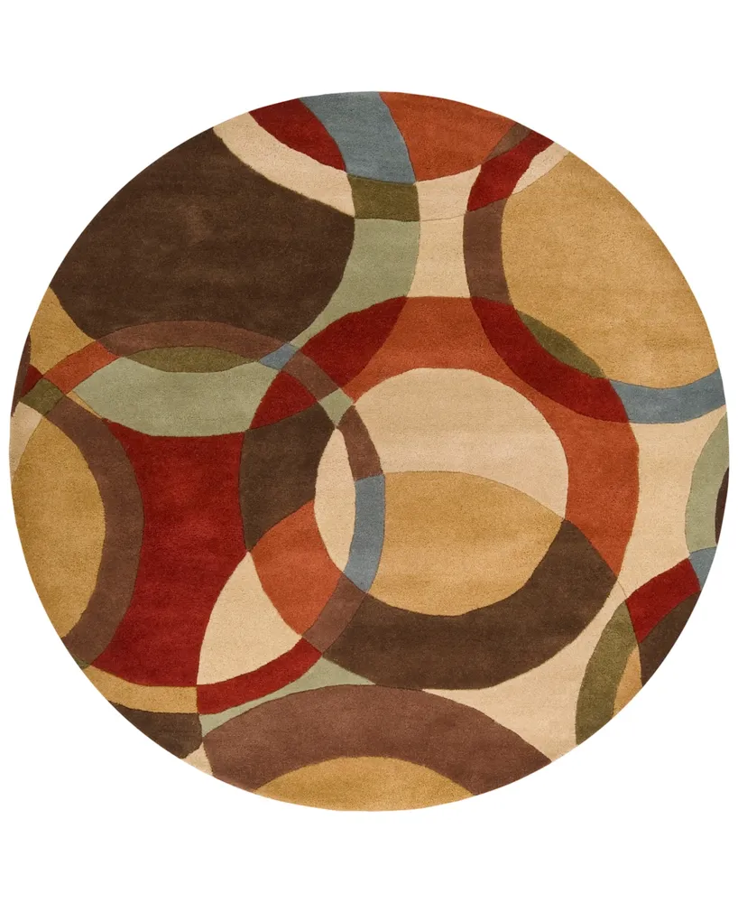 Surya Forum Fm-7108 Tan 4' Round Area Rug