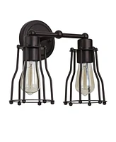 Jonathan Y Evelyn 2-Light Metal Vanity Light