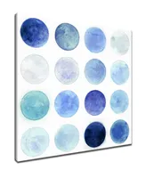 Ready2HangArt 'Blue Lunar I' Abstract Canvas Wall Art