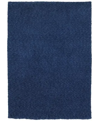 Oriental Weavers Heavenly Shag 73408 Blue/Blue 3' x 5' Area Rug