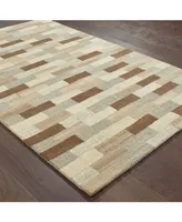 Closeout! Oriental Weavers Infused 67006 Beige/Gray 3'6" x 5'6" Area Rug