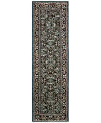 Closeout! Oriental Weavers Kashan 180L Navy/Multi 2'3" x 7'6" Runner Area Rug