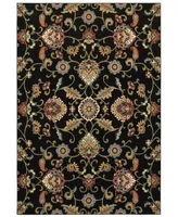 Closeout! Oriental Weavers Kashan 9946K Black/Multi 7'10" x 10'10" Area Rug