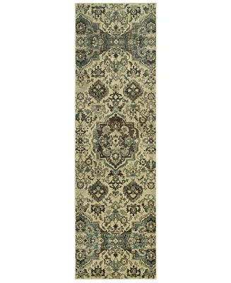 Oriental Weavers Raleigh 8027J 2'3" x 7'6" Runner Rug