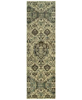 Oriental Weavers Raleigh 8027J 2'3" x 7'6" Runner Rug