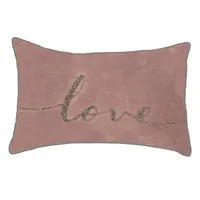 Celebrations Beaded Love Lumbar Decorative Pillow, 12x18