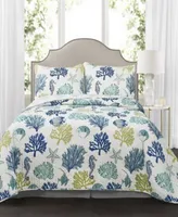 Coastal Reef 3 Pc. Quilt Sets