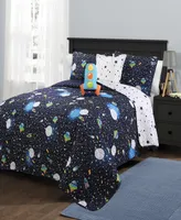 Universe Reversible 5-Piece Full/Queen Quilt Set