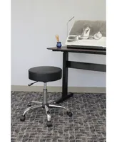 Boss Office Products Antimicrobial Upholstered Medical Stool