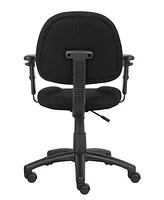 Boss Office Products Deluxe Posture Chair W/ Adjustable Arms