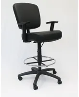 Boss Office Products Oversized Drafting Stool