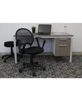 Boss Office Products Mesh Chair With Loop Arms