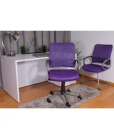 Boss Office Products Mesh Back W/ Pewter Finish Guest Chair