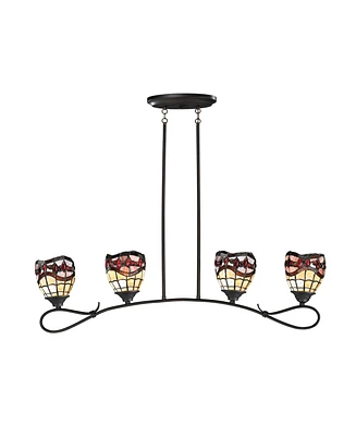 Dale Tiffany Fall River 4Lt Tiffany Island Fixture