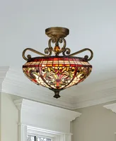 Dale Tiffany Baroque Semi Flush Mount