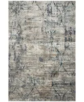 Loloi Cascade Cas-01 Taupe/Blue 18" Square Area Rug