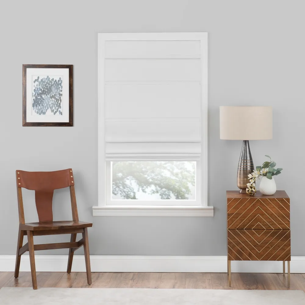 Achim Blackout Cordless Roman Window Shade, 27" x 64"