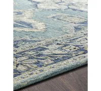 Surya Bonifate Bft-1000 Aqua 2' x 3' Area Rug