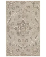 Livabliss Caesar Cae-1201 Taupe 5' x 8' Area Rug