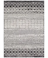 Livabliss Elaziz Elz-2307 Black 6'7" x 9' Area Rug