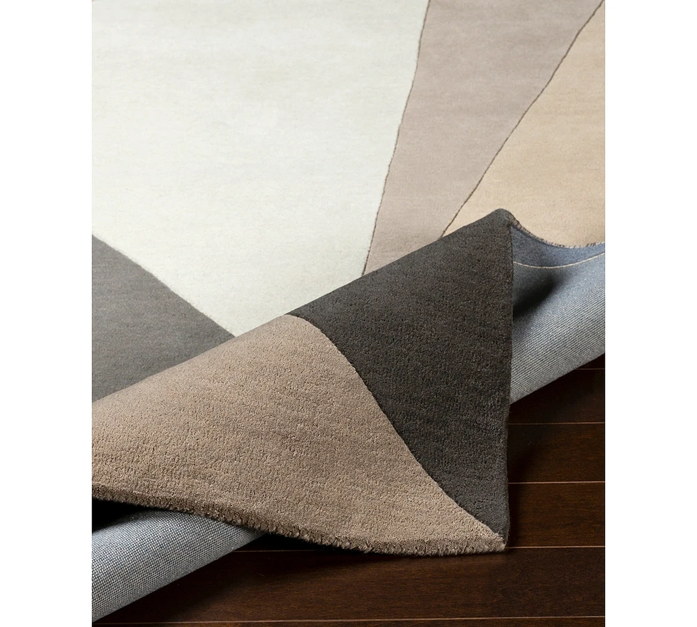 Livabliss Forum Fm-7225 Charcoal 6' x 9' Area Rug