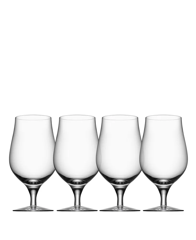 Orrefors Beer Taster Glasses, Set of 4