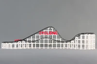 Cdx Blocks Brick Construction Cyclone Roller Coaster Building Set