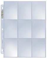 100 Ultra Pro Platinum 9 Pocket Sheets