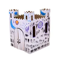 Easy Playhouse Castle Cardboard Playhouse