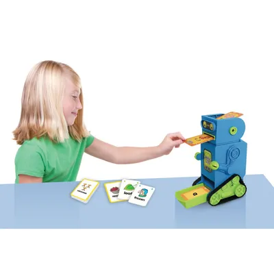 Junior Learning Flashbot Flash Card Robot Includes 20 Demonstration Flash Cards