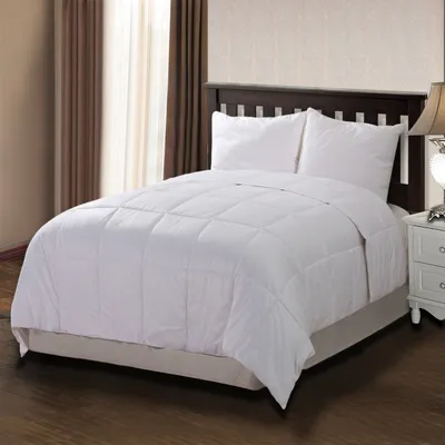 Cottonpure 500 Thread Count Cotton Cover All Natural Breathable Hypoallergenic Cotton Comforter